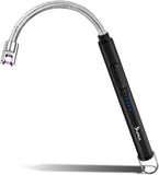 Rechargeable Arc Lighter with LED Battery Display *(Random Color)