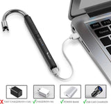 Rechargeable Arc Lighter with LED Battery Display *(Random Color)