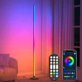 Smart RGB LED Corner Lamp with App and Remote Control 1m60