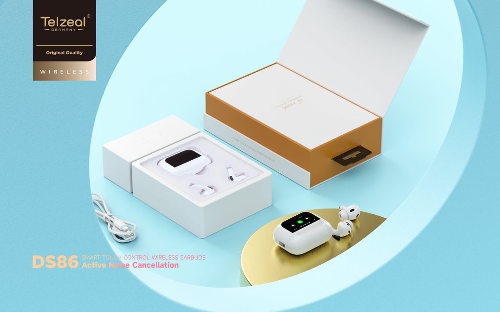 Telzeal DS86 active noise cancellation wireless Earbuds