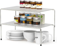 Expandable Stackable Kitchen Cabinet  Organizer Multi-Purpose Pack of 2
