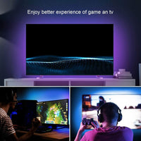 Bluetooth TV LED Backlights Strip Lights RGBIC - 5 M