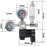 CO2 Regulator Solenoid Valve Bubble Counter W21.8