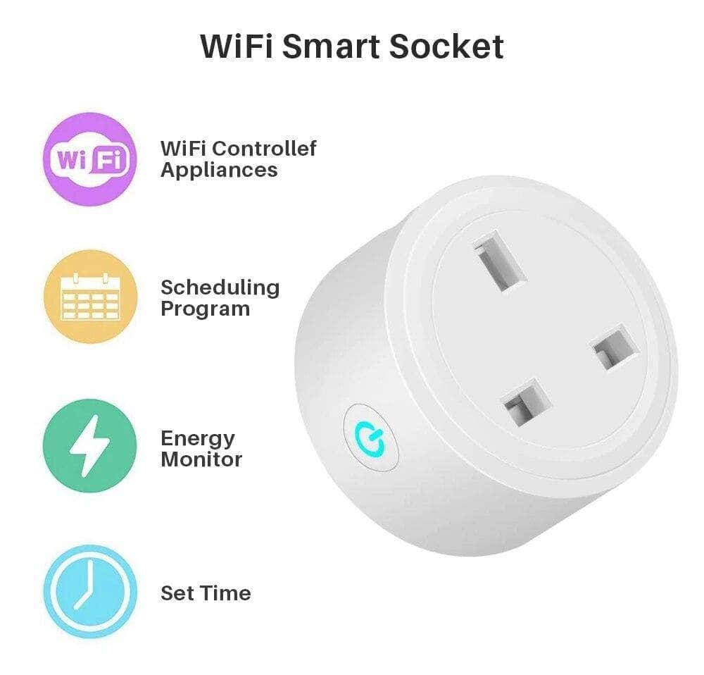 Smart Plug WiFi Socket UK 20A 240V