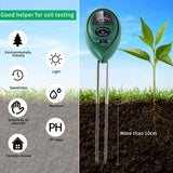 3 In 1 soil detector PH soil hygrometer / soil pH meter / light intensity meter garden PH value analysis equipment