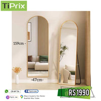 Full Length Mirror 157cm-47cm, Full Body Mirror Gold Arc