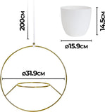 Hanging Plant Pots Indoor | Set of 2 Plant Hangers