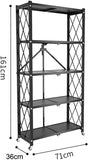 5 Tier Folding Rack Metal
