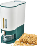 Rice Dispenser, Large Capacity Rice Container, Moistureproof Rice Bucket with Measuring Cup/10kg