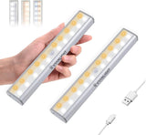 20 LED Rechargeable Wireless Motion Sensor Light (set of 3)