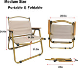Camping Folding Chair Heavy Duty Aluminum
