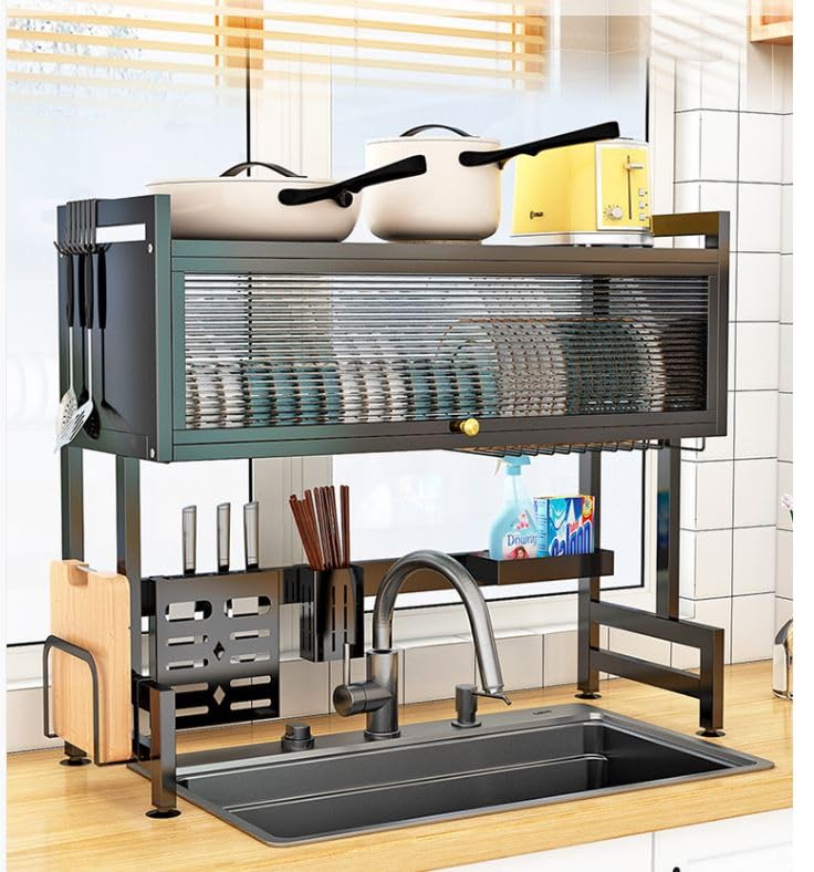 Dish Drainer Over The Sink, Stainless Steel 95 cm Dish Rack