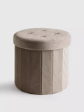 Folding Round Ottoman
