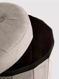 Folding Round Ottoman