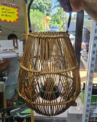 Rattan Lantern Battery Operated