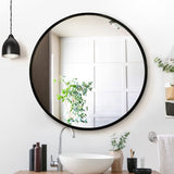 80 cm heavy metal frame mirror
