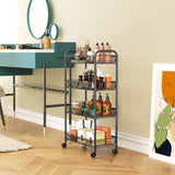 4 Tier Storage Trolley Cart