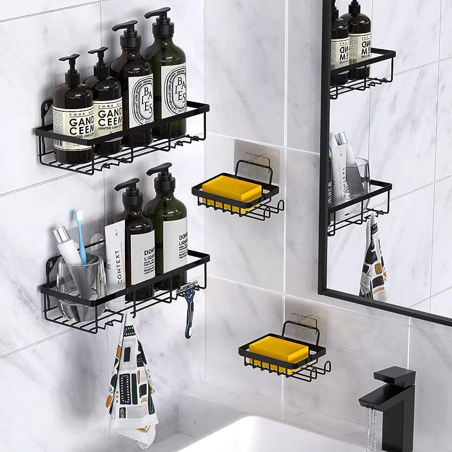 Wall mounted shower caddy discount