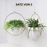Hanging Plant Pots Indoor | Set of 2 Plant Hangers