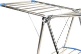 Clothes Drying Stand, Strong and Durable Metal Clothes Dryer Rack, Adjustable Folding Clothes Hanger Stand, Perfect For Indoor and Outdoor Laundry