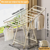 Foldable Stainless Steel Clothes Drying Rack