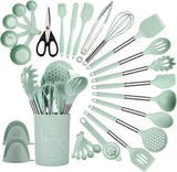 28 Pcs Non-Stick  Silicone Cooking Utensils Set