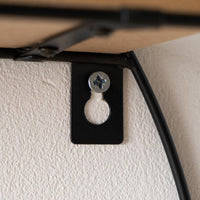 Round Shelf for Wall, Mounted Shelves for Living Room Home Office Bedroom Modern Circular Decorative Display Wall Shelves Easy Installation Metal Frame - Black, 50 x 50 x 10cm