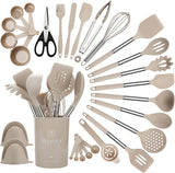 28 Pcs Non-Stick  Silicone Cooking Utensils Set