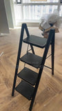 4 Step Black Ladder