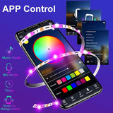 Bluetooth TV LED Backlights Strip Lights RGBIC - 5 M