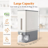 12kg Automatic Plastic Rice Cereal Dispenser