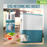 12kg Automatic Plastic Rice Cereal Dispenser