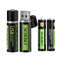 USB Rechargeable Battery AA Set of 4