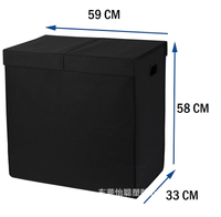 Foldable Double Laundry Hamper Storage