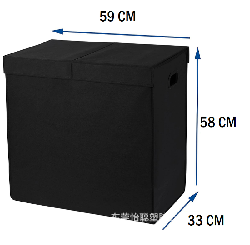 Foldable Double Laundry Hamper Storage