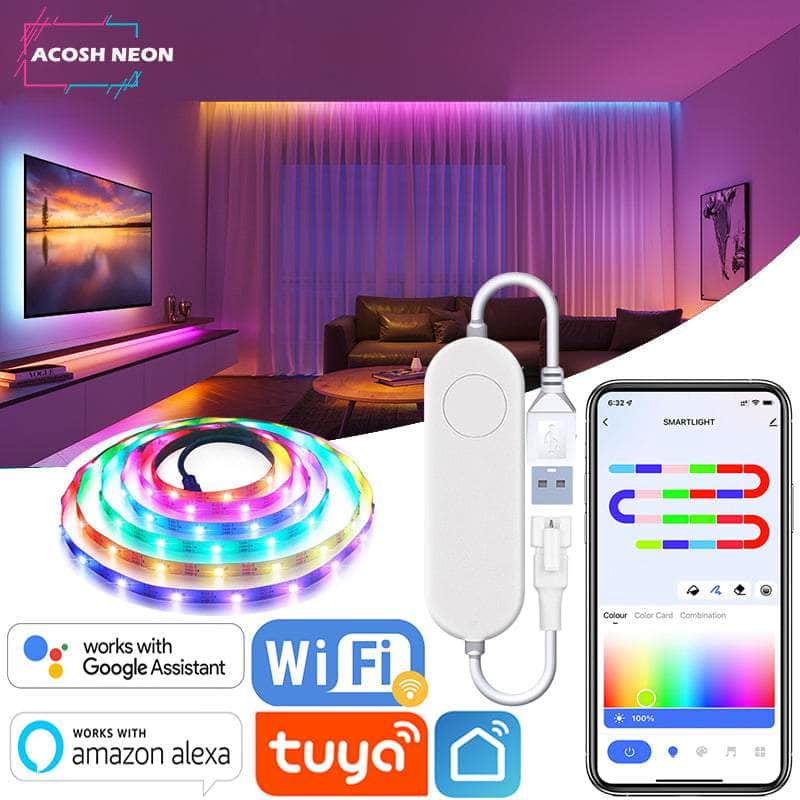 10M RGBIC Led Strip Lights Bluetooth-compatible Dreamcolor Smart