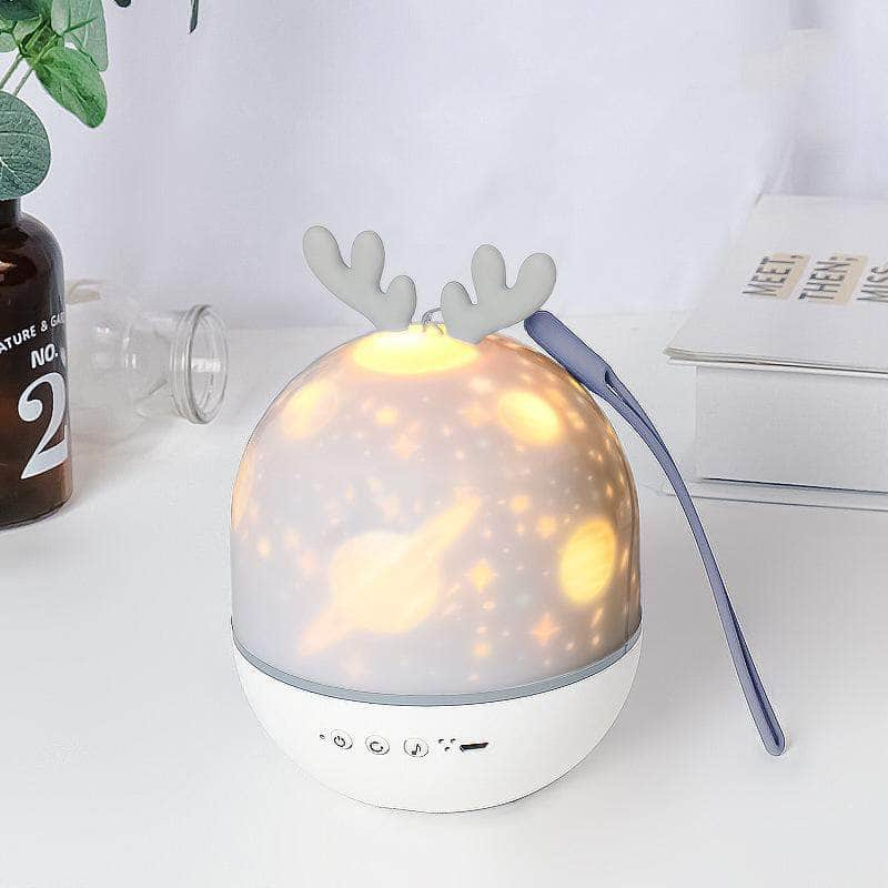 Galaxy Projector Starry Sky Night Light Bluetooth Remote Control Lamp Rotate LED Projection Colorful Flashing Star Kid Baby Gift