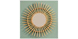 Circle Bamboo Wall Mirror 50 cm