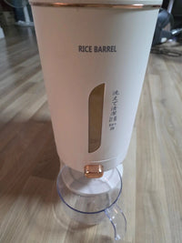 Rice Dispenser, Large Capacity Rice Container, Moistureproof Rice Bucket with Measuring Cup/10kg
