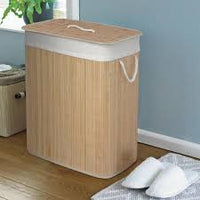 Bamboo Laundry Hamper with Lid