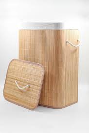 Bamboo Laundry Hamper with Lid