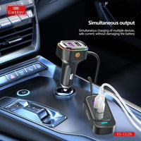 Earldom® CC26 RGB 6in1 66W car charger