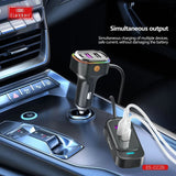 Earldom® CC26 RGB 6in1 66W car charger