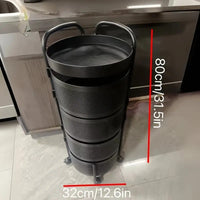 4-layer Kitchen Rotating Rack round