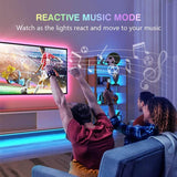 LED Backlight For TV/PC Immersion 55-65 Inch 2.4Ghz Wi-Fi Strip Light With 1080P Camera Sync to Screen