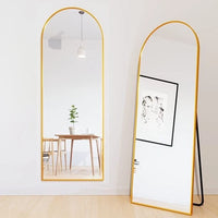 Full Length Mirror 157cm-47cm, Full Body Mirror Gold Arc