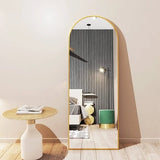 Full Length Mirror 157cm-47cm, Full Body Mirror Gold Arc