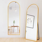 Full Length Mirror 157cm-47cm, Full Body Mirror Gold Arc