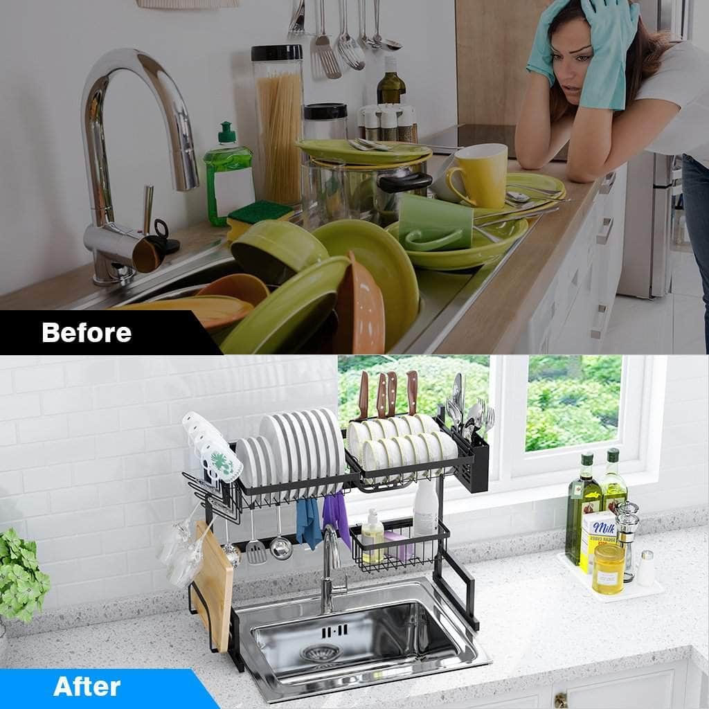 Over The Sink Dish Drying Rack (85cm) – Limitless