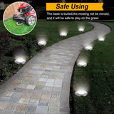 Solar Powered 8 led ground Light Waterproof Garden Pathway Deck Lights